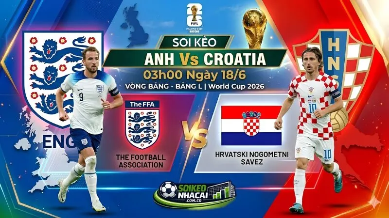 Soi Kèo Anh Vs Croatia 18/6: Thư Hùng Đỉnh Cao